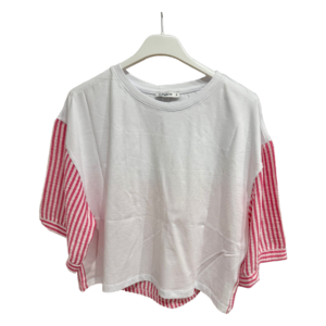 Camiseta Rayas Rosa