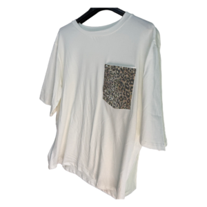 Camiseta Bolsillo Leopardo