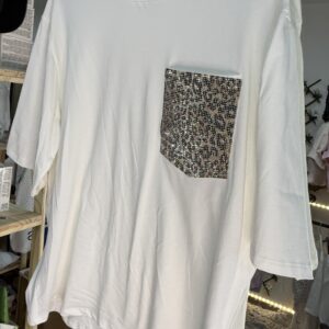 Camiseta Bolsillo Leopardo