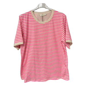 Camiseta Rayas Fucsia