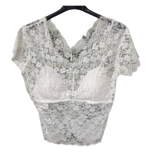 Camiseta Transparente Encaje