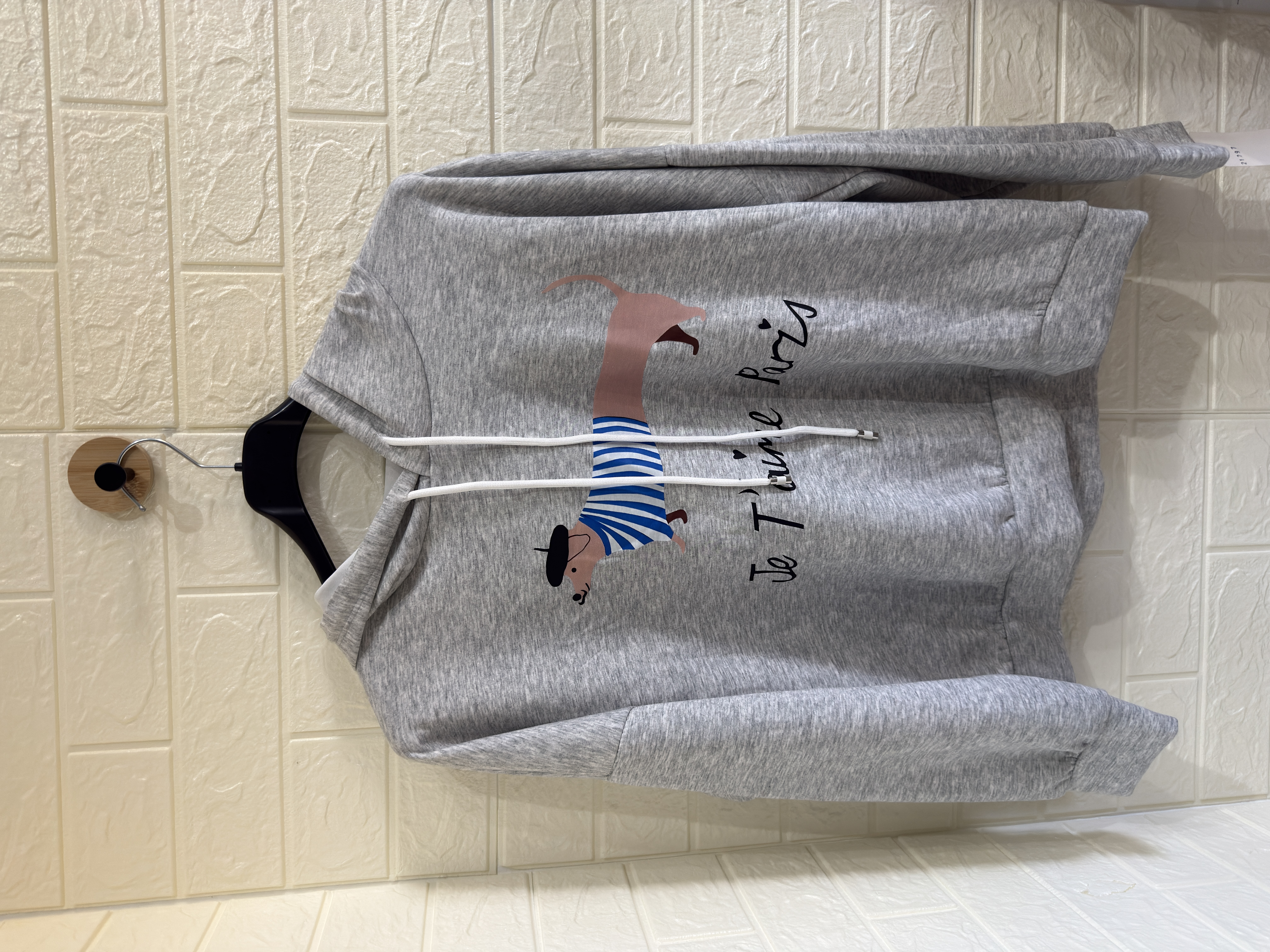 Sudadera Ligera Je T'aime Paris